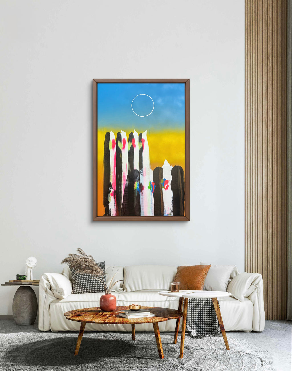 Eclipse of Memory – Contemporary Abstract Acrylic Painting